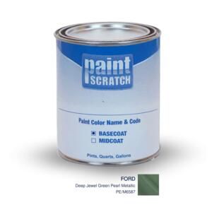 Ford Deep Jewel Green Pearl Metallic (PE/M6587) PRO Touch Up Paint for Spray Guns - Pint, Quart or Gallon