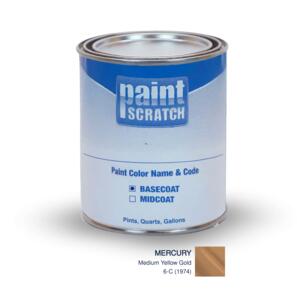 Mercury Medium Yellow Gold (6-C (1974)) PRO Touch Up Paint for Spray Guns - Pint, Quart or Gallon