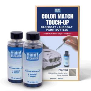 Pontiac Midnight Silver Metallic Tricoat (wheel) (WA263M) Exact-Match Tricoat Paint Bottles – DIY Repair for Medium Chips and Scratches (Two 2oz bottles)