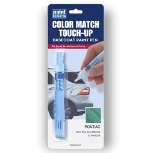 Pontiac Dark Teal Blue Metallic (37/WA9238) Exact-Match Paint Pen – Beginner-Friendly Repair for Small Chips and Scratches (1/2oz)